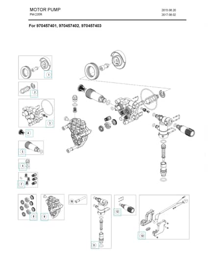 Husqvarna PW 235R - Pump 2