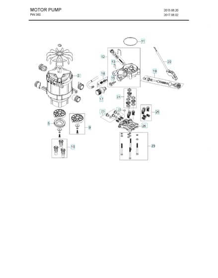Husqvarna PW 360 - Pump