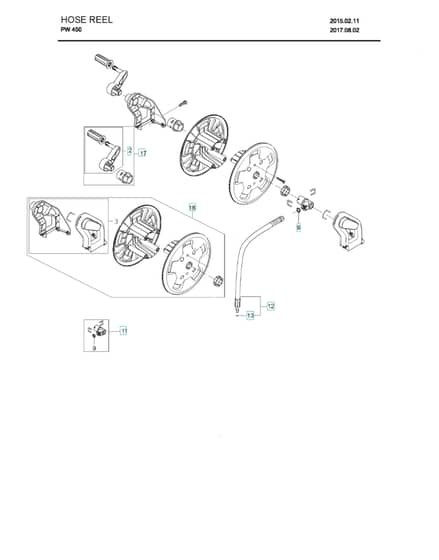 Husqvarna PW 450 - Hose Reel