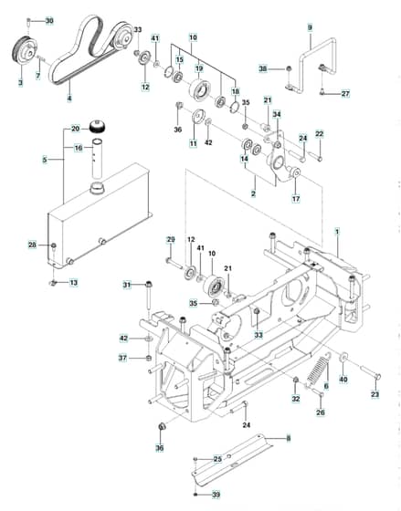 Husqvarna Pz29 Dce - Hydraulic Frame