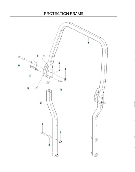 Husqvarna Pz5426 Fx - Protection Frame