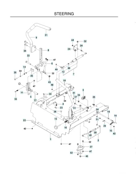 Husqvarna Pz5426 Fx - Steering