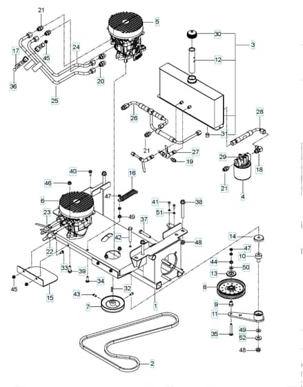 Husqvarna Pz6029 Fx - Hydraulic Pump