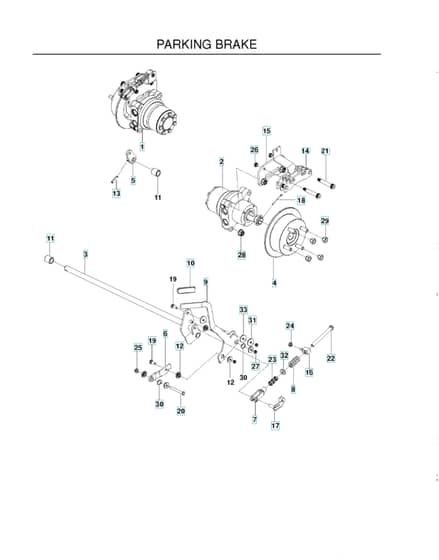Husqvarna Pz6029 Fx Ca - Parking Brake
