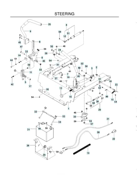 Husqvarna Pz6029 Fx Ca - Steering