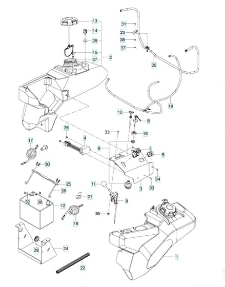 Husqvarna Pz6030 Cv - Ignition System