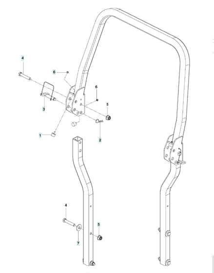 Husqvarna Pz6030 Cv - Protection Frame