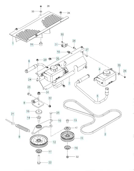 Husqvarna Pz6034 Fx Zt - Hydraulic Frame