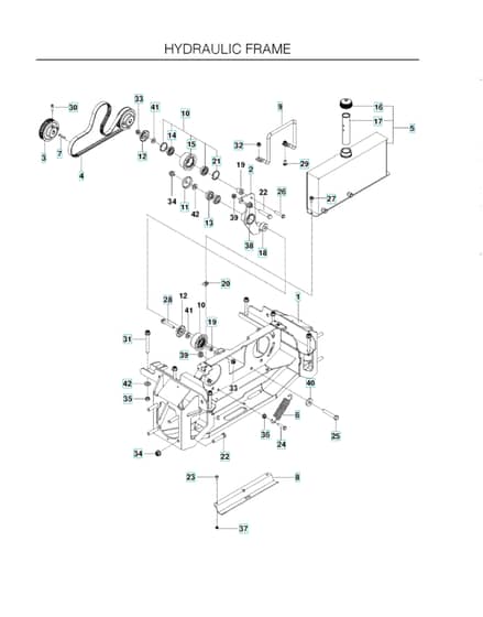 Husqvarna Pz 6029 D - Hydraulic Frame