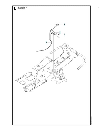 Husqvarna R13 C5 - Controls