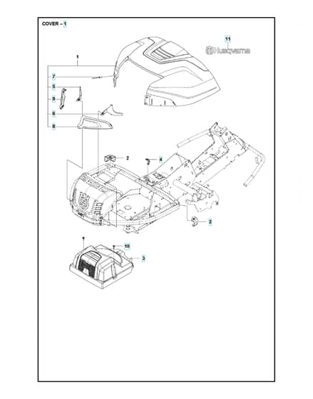Husqvarna R322 TX AWD - Cover