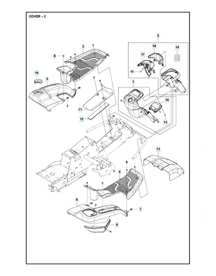 Husqvarna R322 TX AWD - Cover 2
