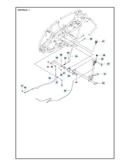 Husqvarna R 112C5 - Controls