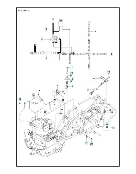Husqvarna R 112C5 - Electrical