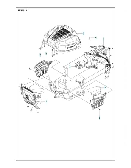 Husqvarna R 112C - Cover