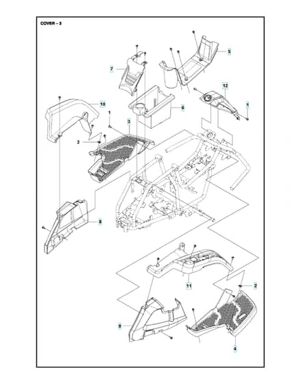 Husqvarna R 112IC - Cover 2