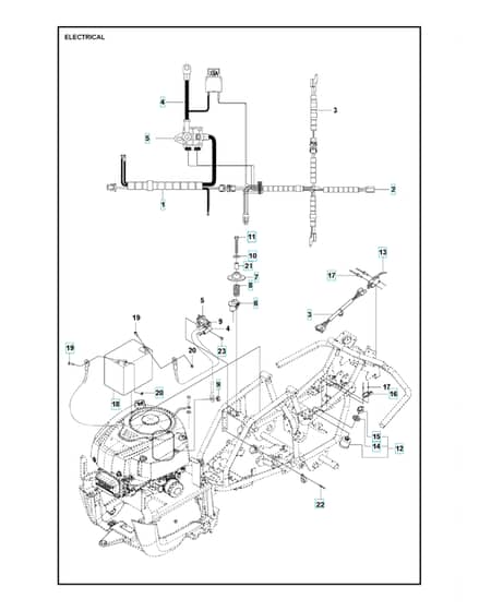 Husqvarna R 115C - Electrical