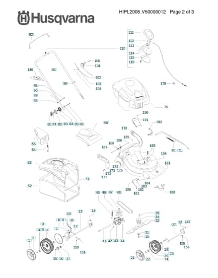 Husqvarna R150SV(LC351V) - Product Complete