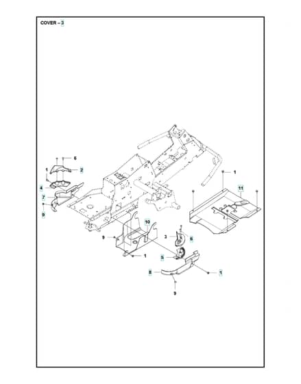 Husqvarna R 214T - Cover 3