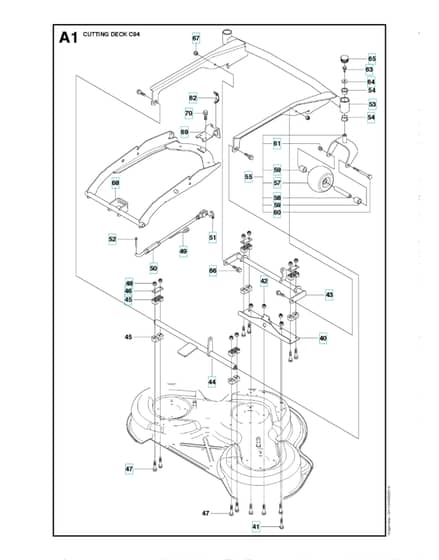 Husqvarna R 316T AWD - 94cm Cutting Deck