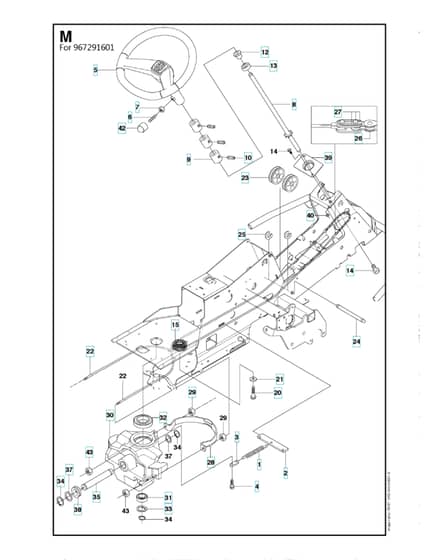 Husqvarna R 316T AWD - Steering 2