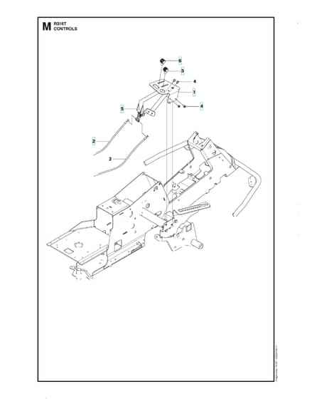 Husqvarna R 316T - Controls