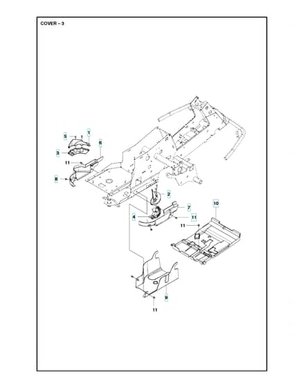 Husqvarna R 316T - Cover