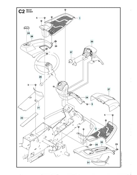 Husqvarna R 316T - Cover 3