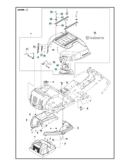 Husqvarna R 316TSX AWD - Cover