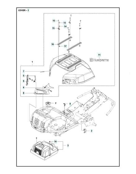 Husqvarna R 316TX - Cover