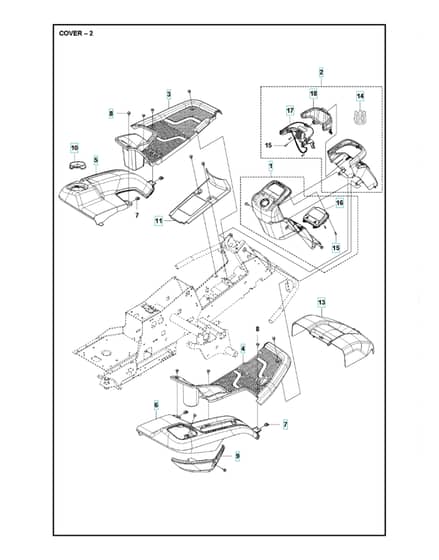 Husqvarna R 316TX - Cover 2