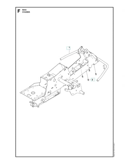 Husqvarna R 318 - Chassis & Frame