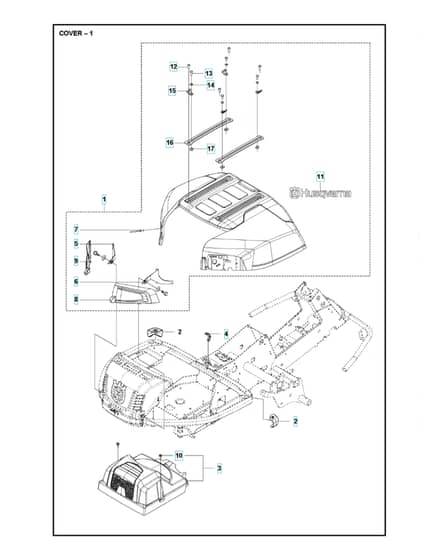 Husqvarna R 318X - Cover
