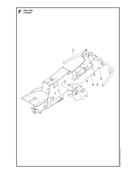 Husqvarna R 320 AWD - Chassis & Frame