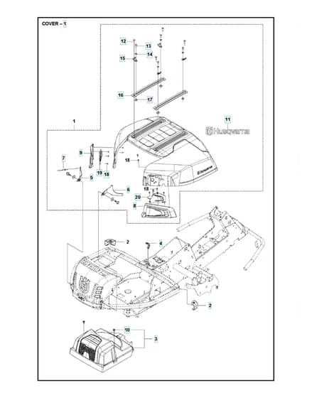 Husqvarna R 320X AWD - Cover