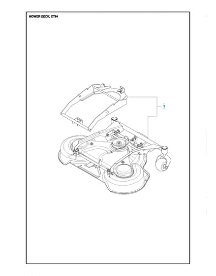 Husqvarna R 418TS - 94cm Cutting Deck
