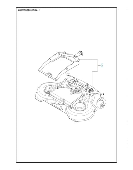 Husqvarna R 418TS AWD - 103cm Cutting Deck