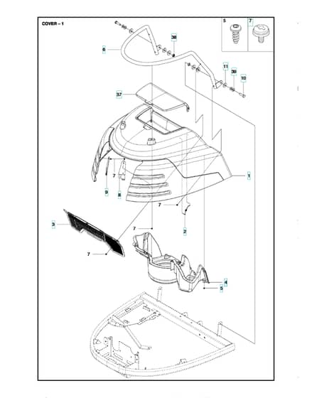 Husqvarna R 418TS AWD - Cover