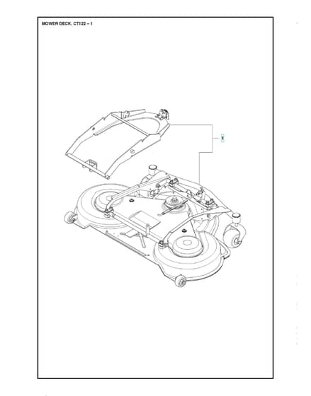 Husqvarna R 422TS AWD - 48" 122cm Cutting Deck