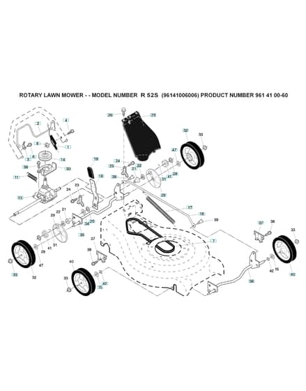 Husqvarna R52S - Drive