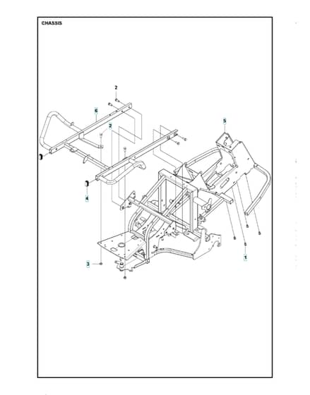 Husqvarna RC 320TS AWD - Chassis