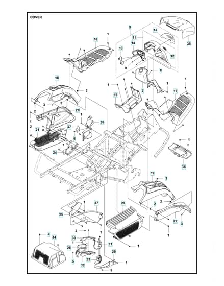 Husqvarna RC 320TS AWD - Cover
