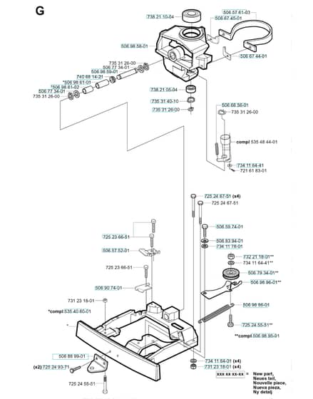 Husqvarna RIDER 11 - Chassis & Frame 2