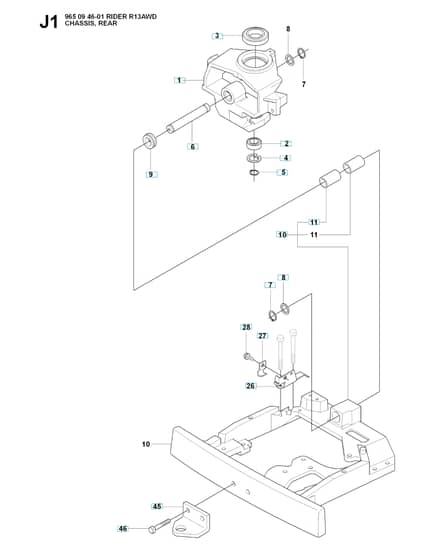 Husqvarna RIDER 13 AWD - Transmission 2
