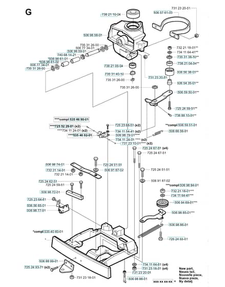 Husqvarna RIDER 13 BIOCLIP - Steering Column