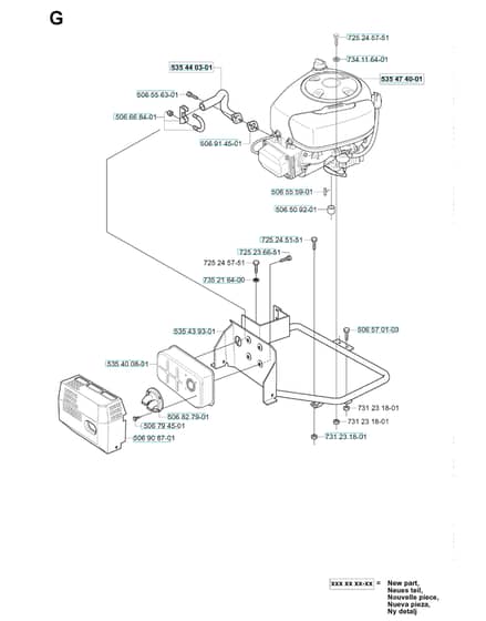 Husqvarna RIDER 13 - Engine