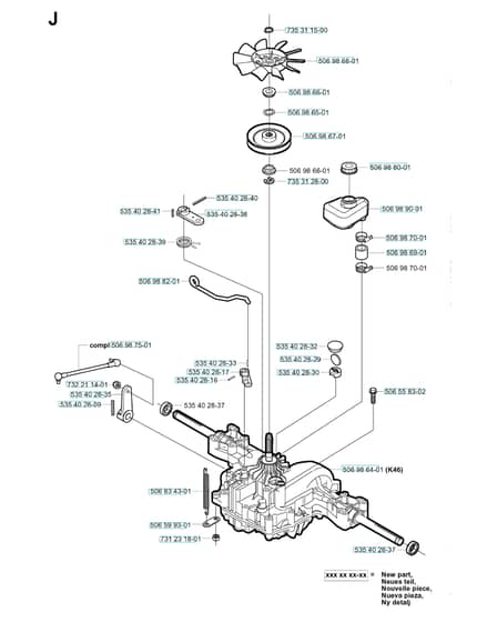 Husqvarna RIDER 13 - Transmission