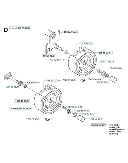 Husqvarna RIDER 13 - Wheels & Tyres