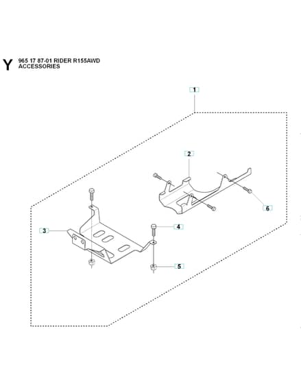 Husqvarna RIDER 155 AWD - Accessories