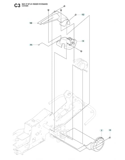 Husqvarna RIDER 155 AWD - Cover 2